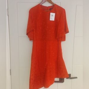 Brandon Maxwell Vibrant Red Dress Size 14